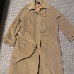 Vintage Gleneagles Cashmere/Wool trench coat